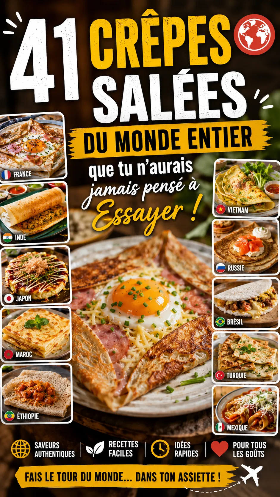 41 Crêpes Salées Du Monde Entier Que Tu N'aurais Jamais Pensé À Essayer