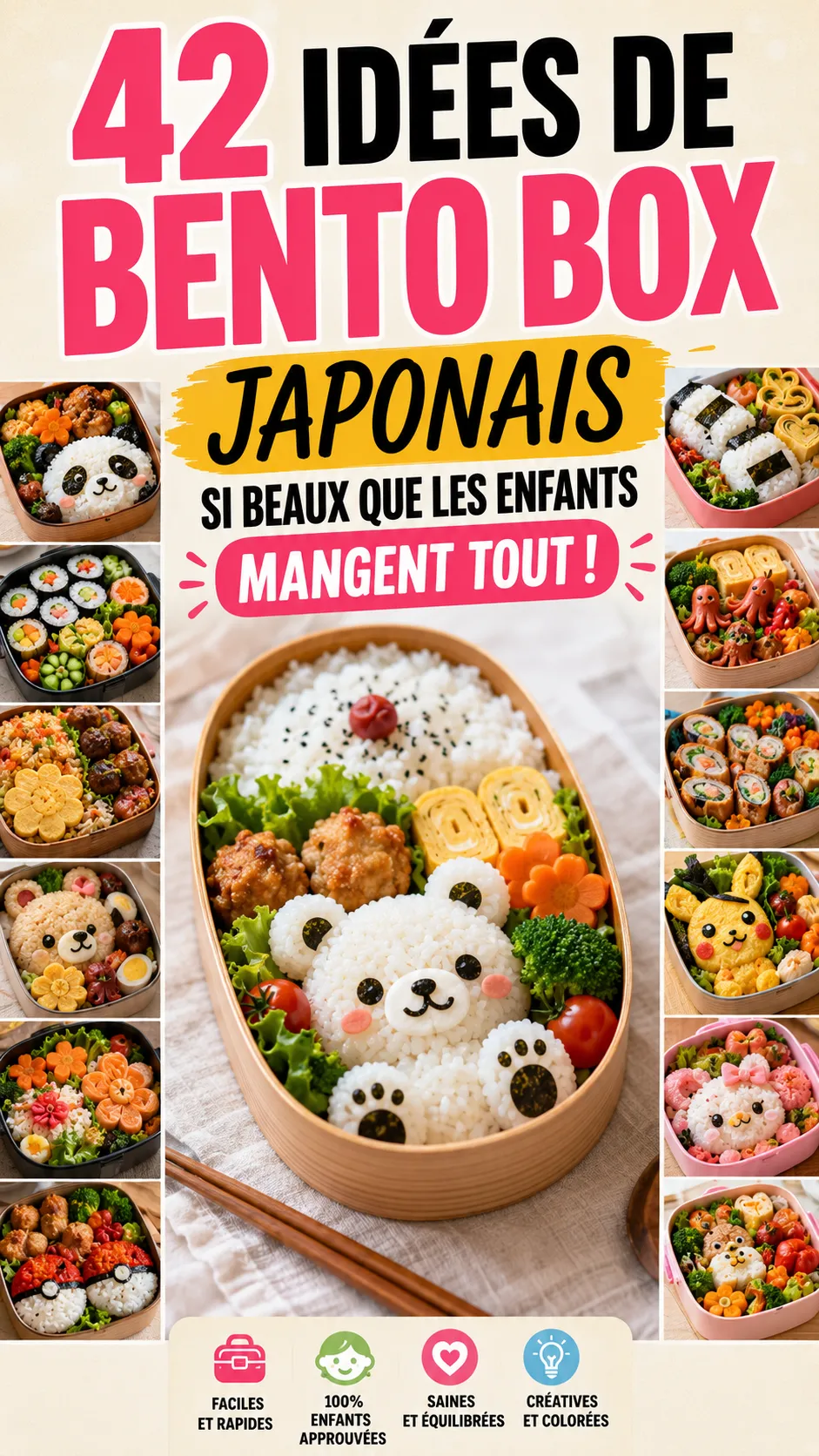 42 Idées De Bento Box Japonais Si Beaux Que Les Enfants Mangent Tout