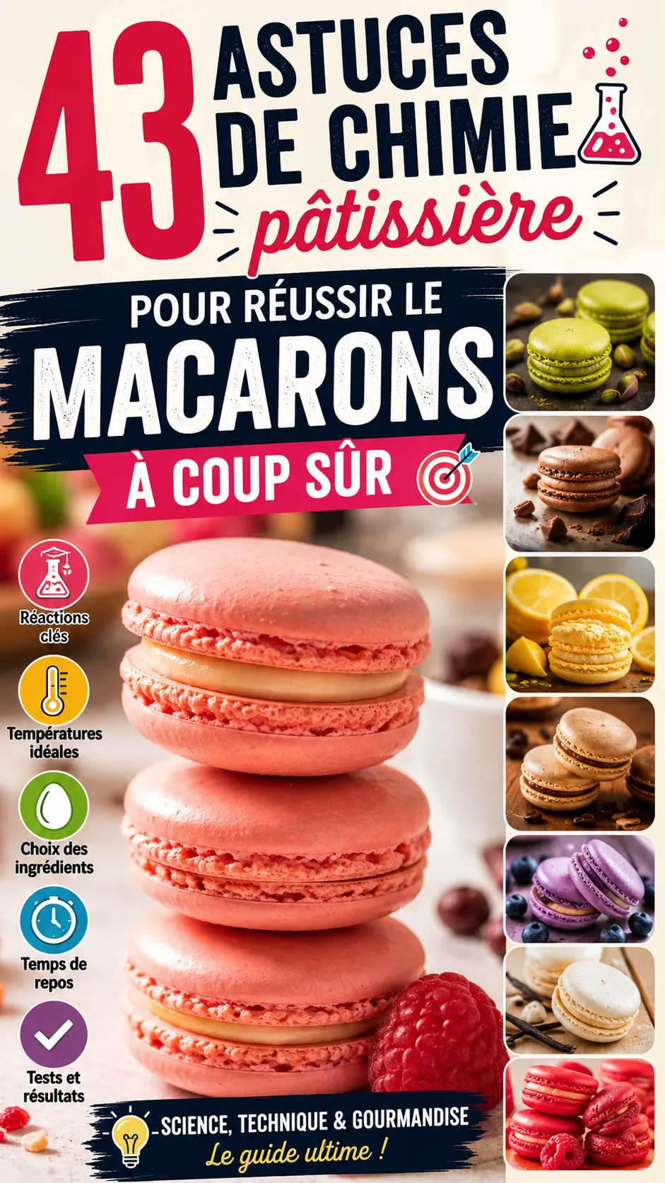 43 Astuces De Chimie Pâtissière Pour Réussir Le Macarons À Coup Sûr