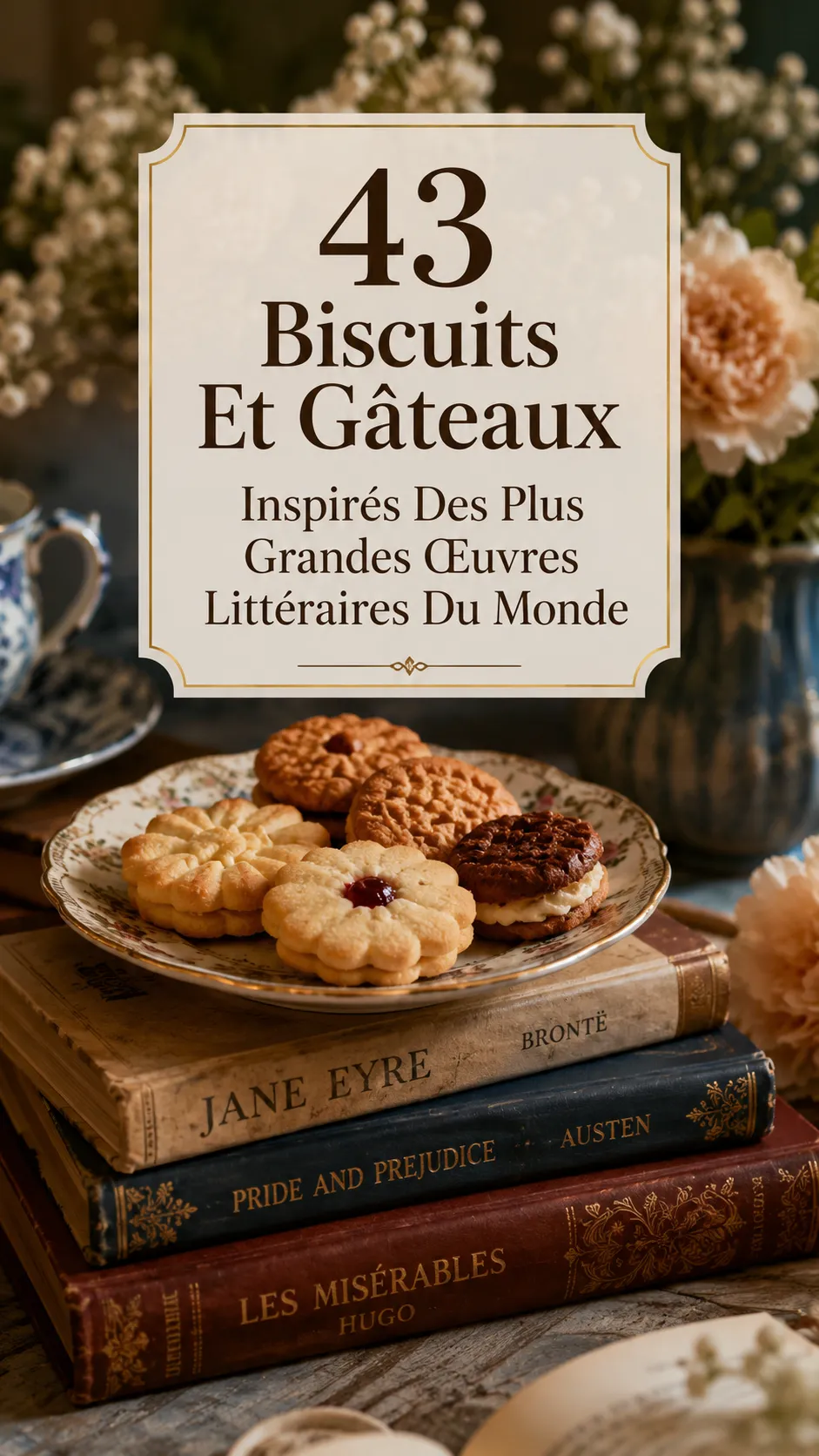 43 Biscuits Et Gâteaux Inspirés Des Plus Grandes Œuvres Littéraires (recettes & histoires)