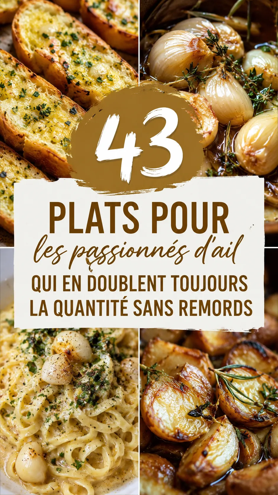 43 Plats Pour Les Passionnés D'ail Qui En Doublent Toujours La Quantité Sans Remords
