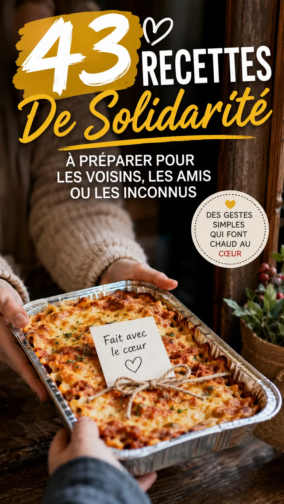 43 Recettes De Solidarité À Préparer Pour Les Voisins Les Amis Ou Les Inconnus