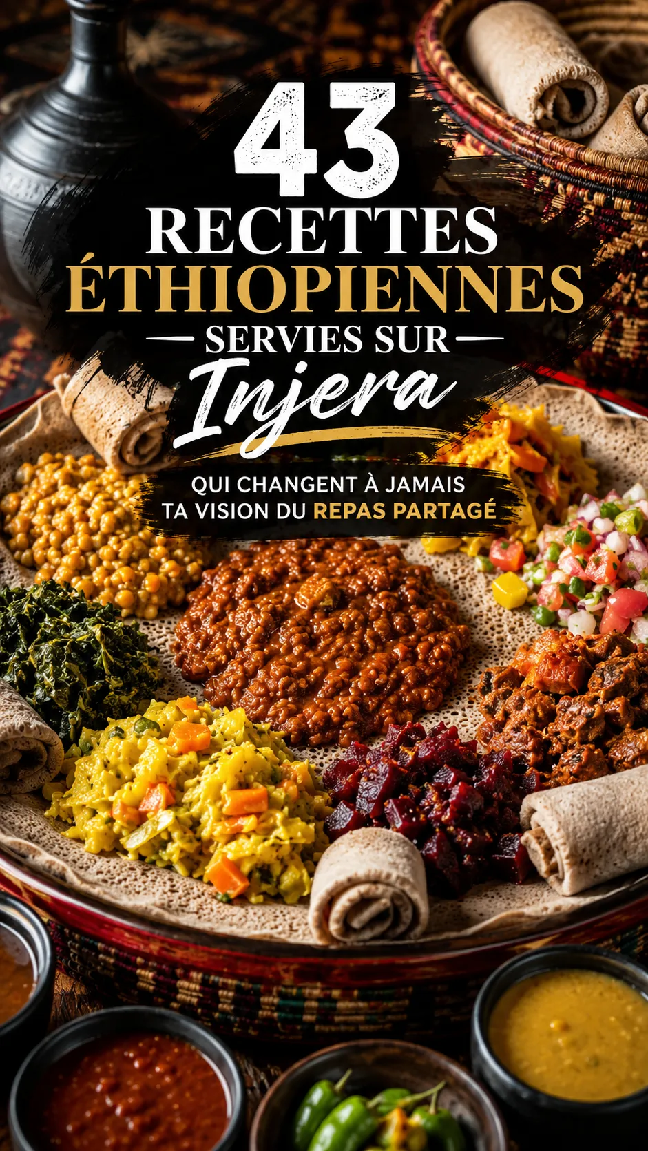 43 Recettes Éthiopiennes Servies Sur Injera Qui Changent À Jamais Ta Vision Du Repas Partagé
