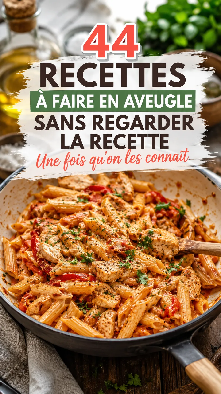 44 Recettes À Faire En Aveugle Sans Regarder La Recette Une Fois Qu'on Les Connaît