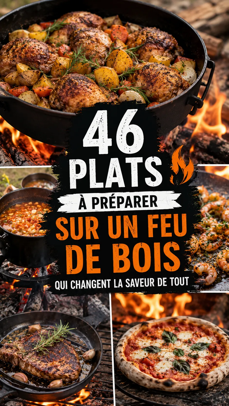 46 Plats À Préparer Sur Un Feu De Bois Qui Changent La Saveur De Tout