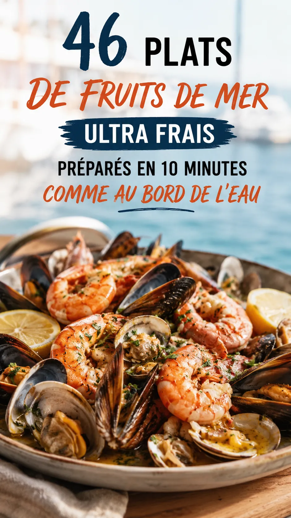 46 Plats De Fruits De Mer Ultra Frais Préparés En 10 Minutes Comme Au Bord De L'eau