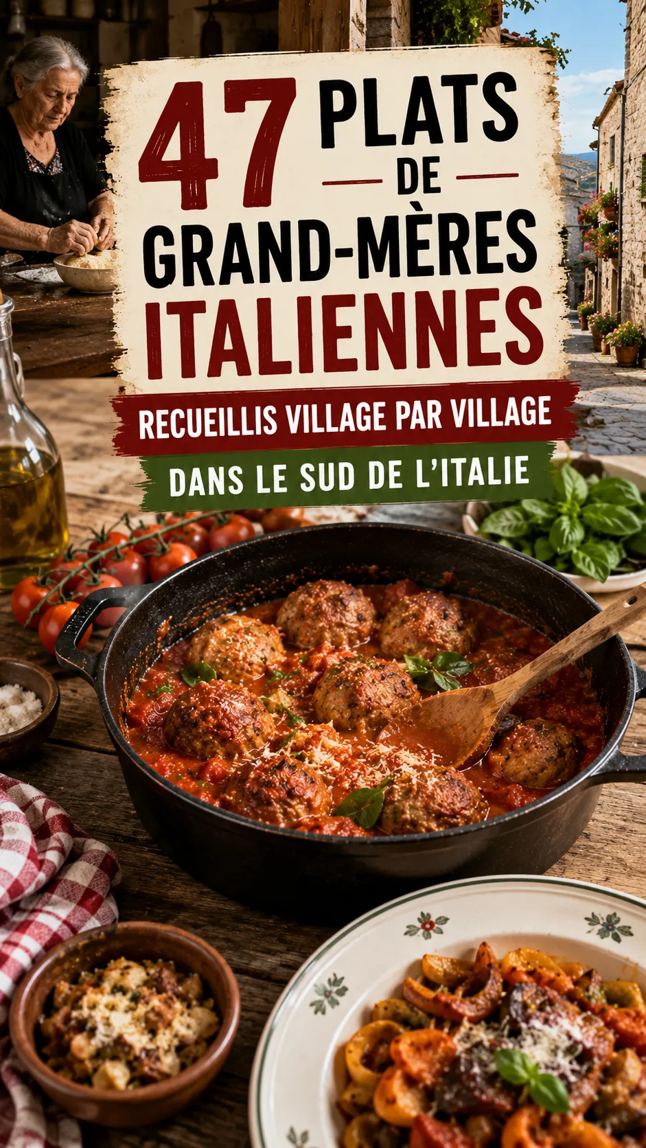 47 Plats De Grand-Mères Italiennes Recueillis Village Par Village Dans Le Sud De L'Italie