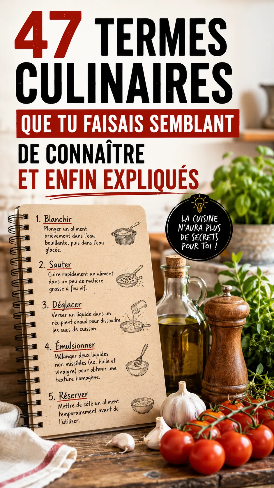 47 Termes Culinaires Que Tu Faisais Semblant De Connaître Et Enfin Expliqués