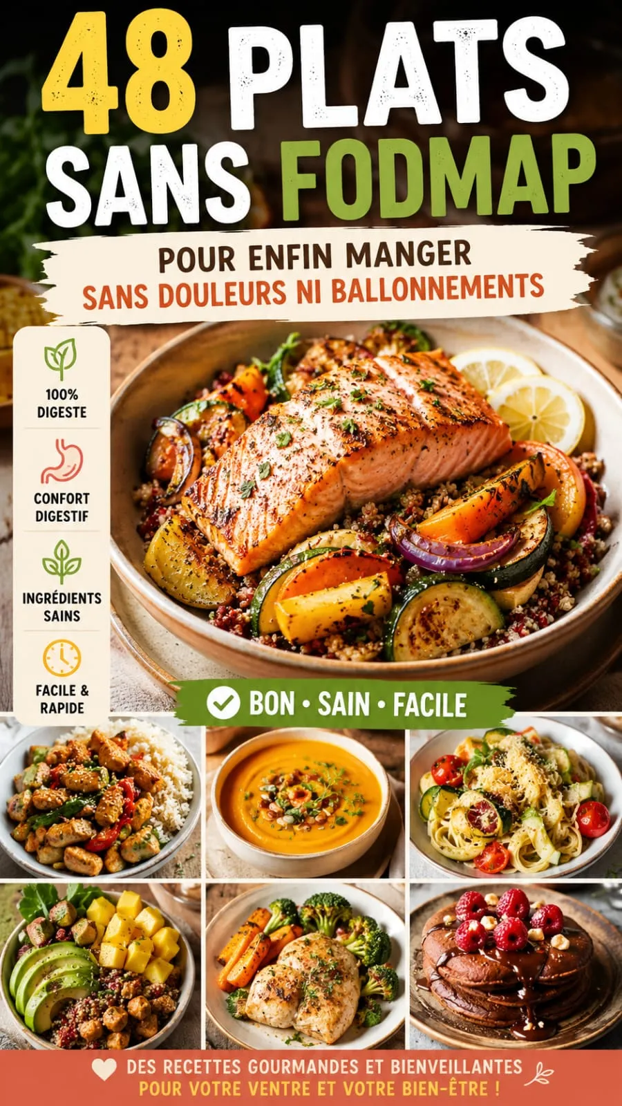 48 Plats Sans FODMAP Pour Enfin Manger Sans Douleurs Ni Ballonnements