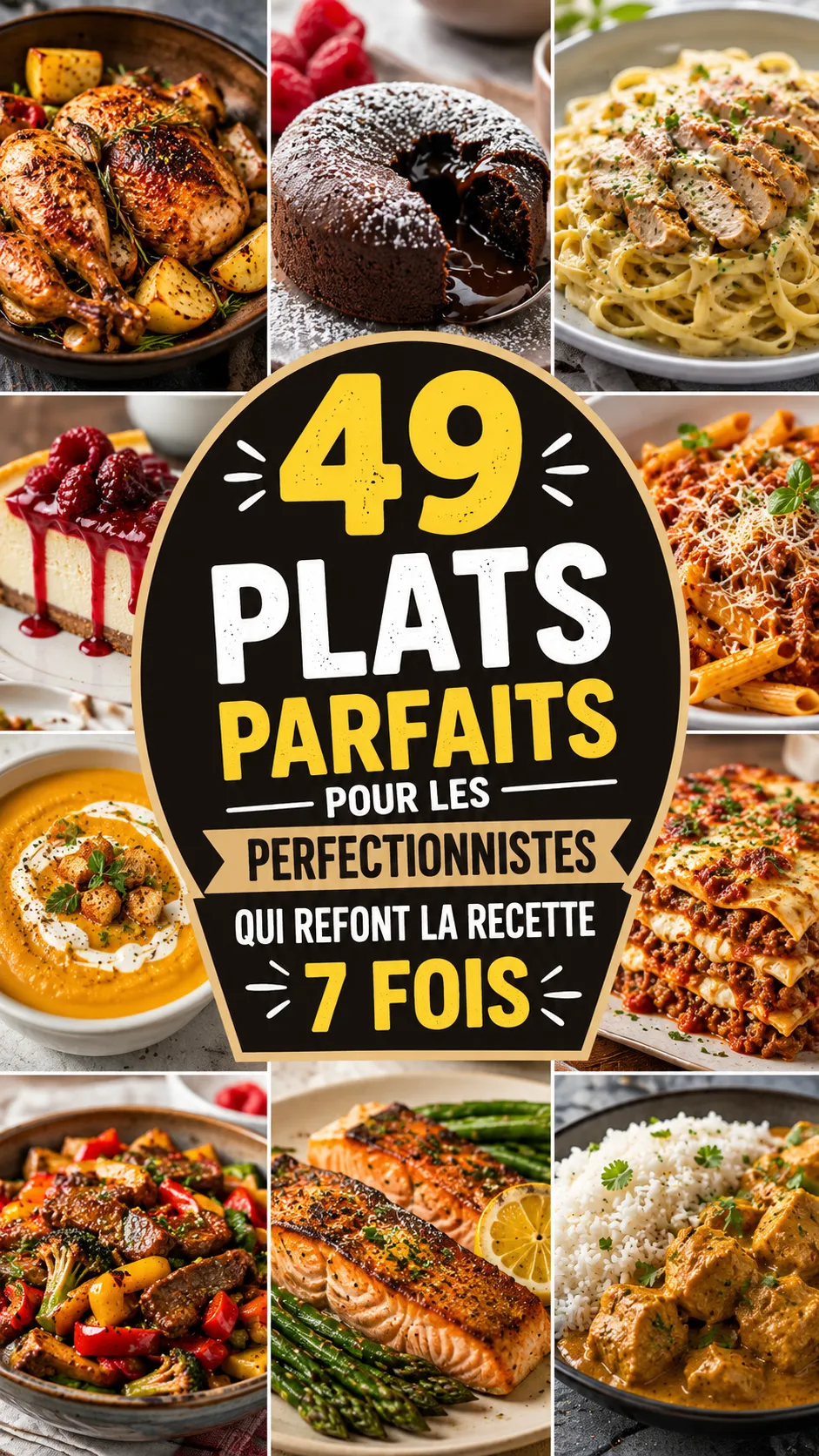 49 Plats Parfaits Pour Les Perfectionnistes Qui Refont La Recette 7 Fois