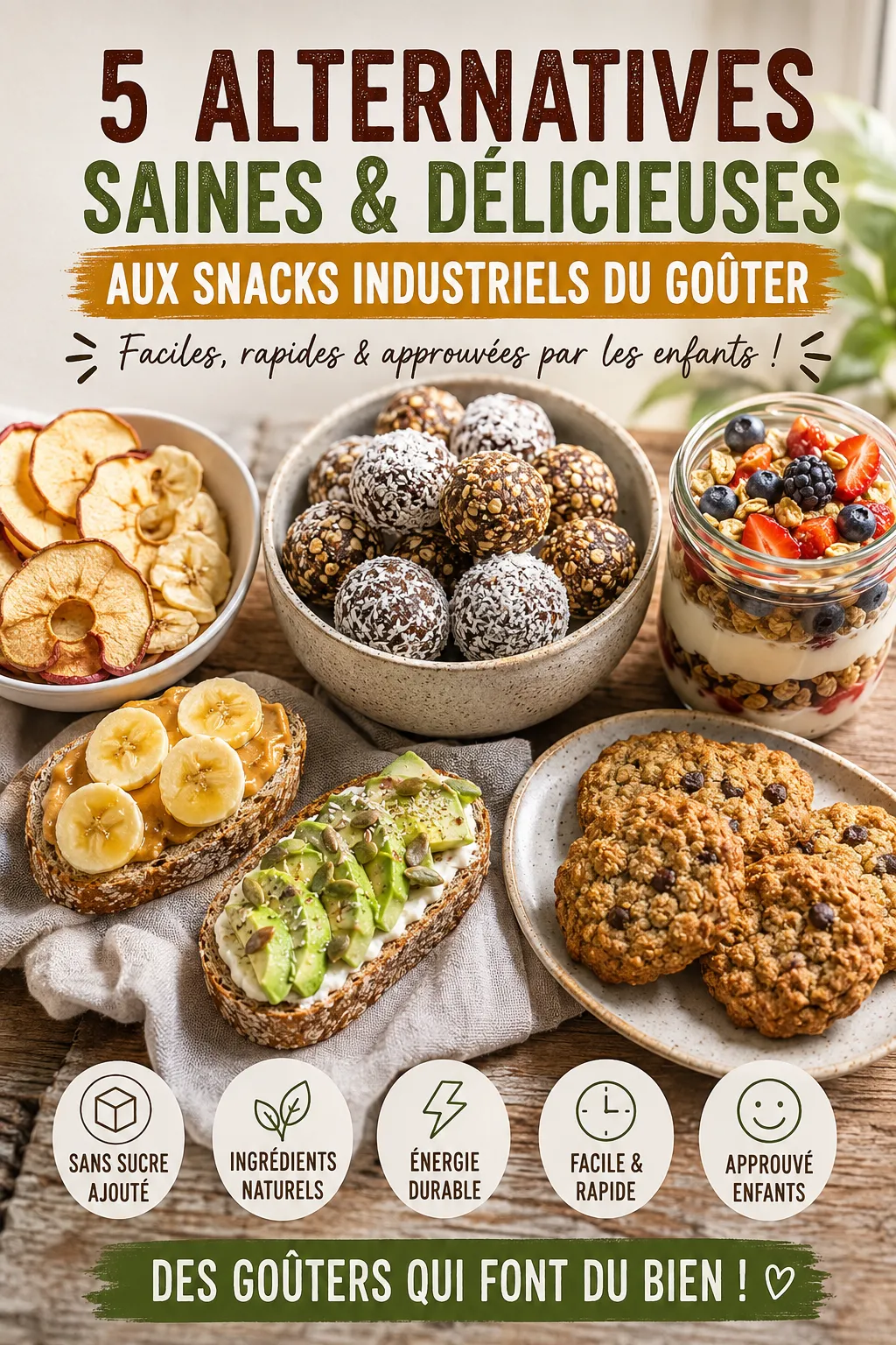 5 Alternatives Saines Et Délicieuses Aux Snacks Industriels Du Goûter