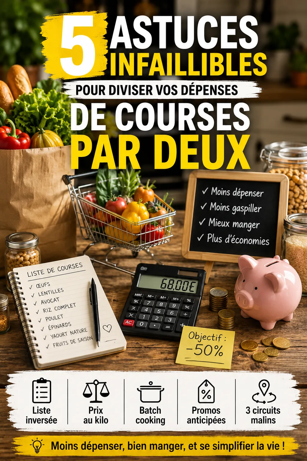 5 Astuces Infaillibles Pour Diviser Vos Dépenses De Courses Par Deux