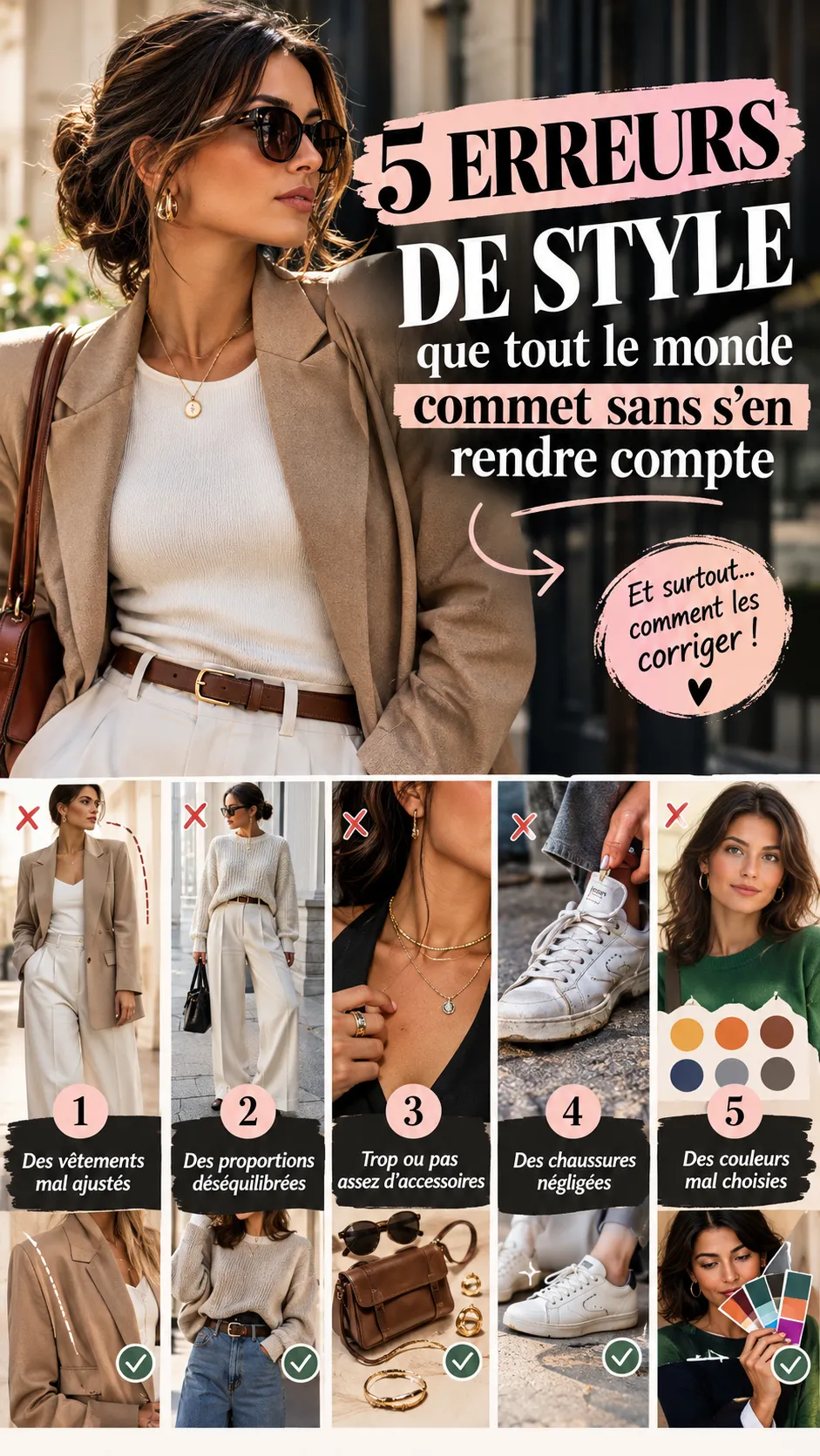 5 erreurs de style que tout le monde commet sans s'en rendre compte