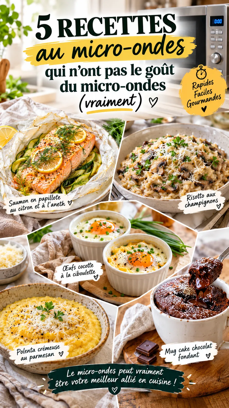 5 recettes au micro-ondes qui n'ont pas le goût du micro-ondes (vraiment)