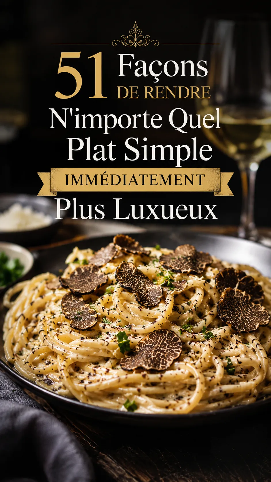 51 Façons De Rendre N'importe Quel Plat Simple Immédiatement Plus Luxueux