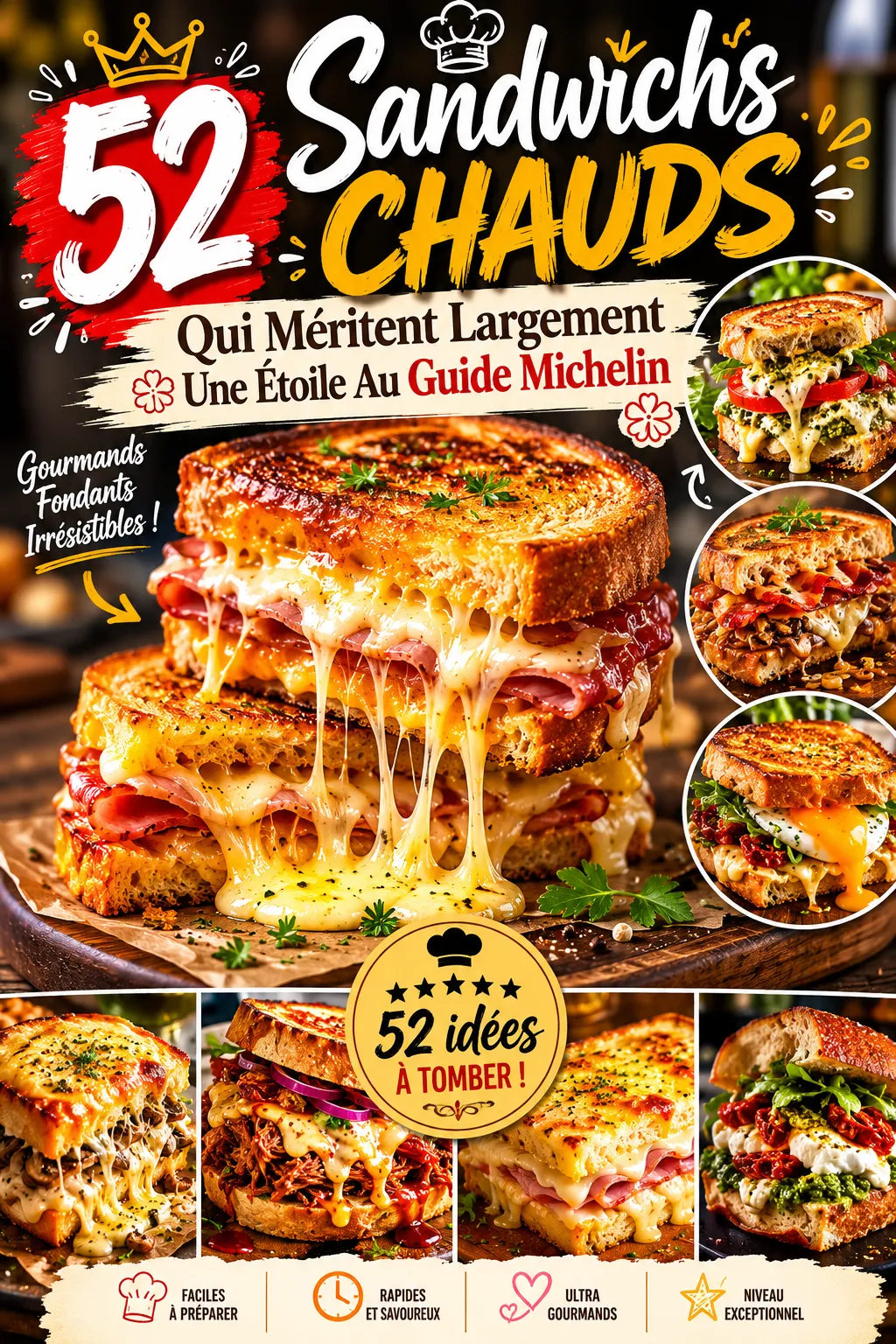 52 Sandwichs Chauds Qui Méritent Largement Une Étoile Au Guide Michelin