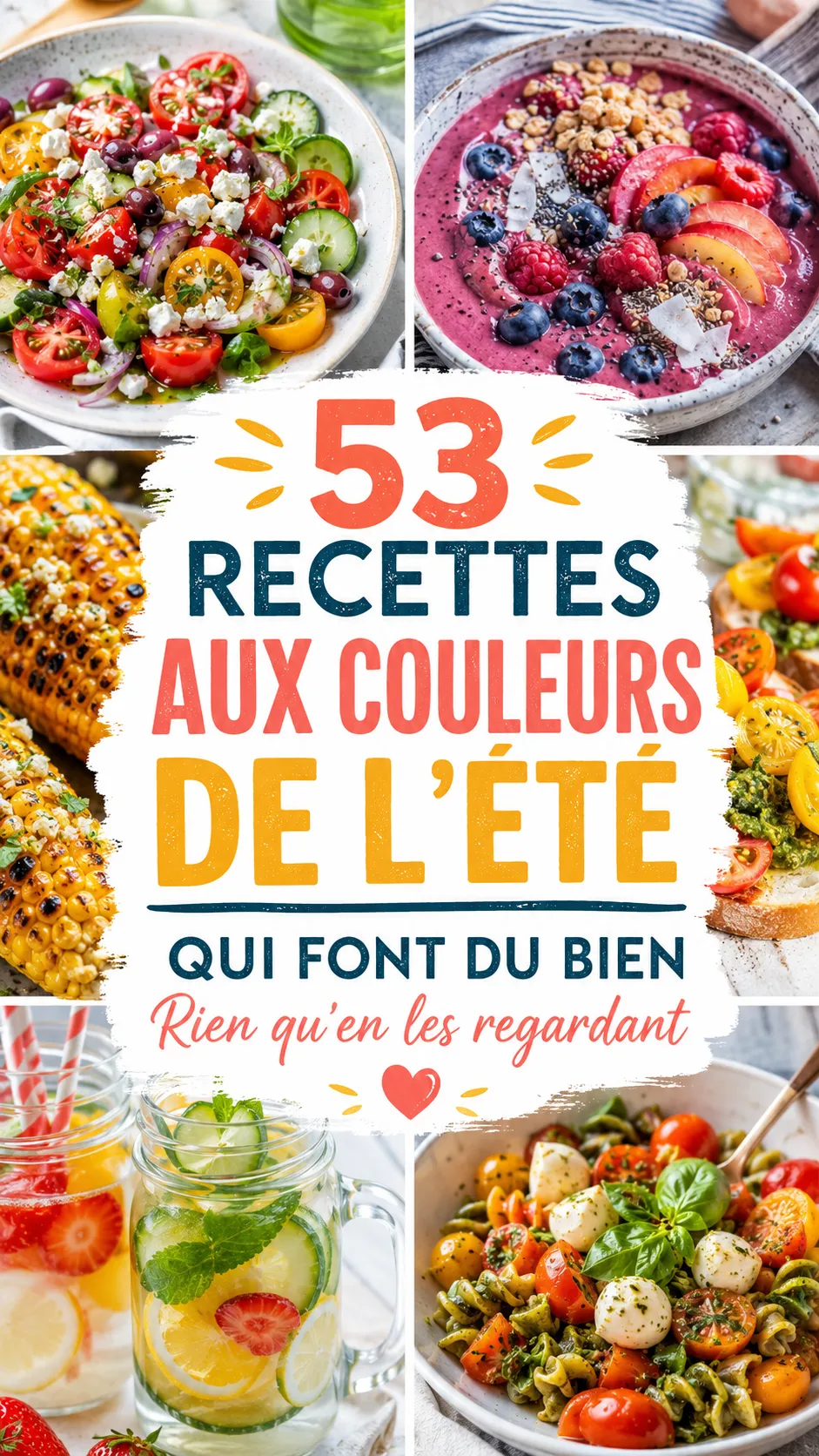 53 Recettes Aux Couleurs De L'été Qui Font Du Bien Rien Qu'en Les Regardant