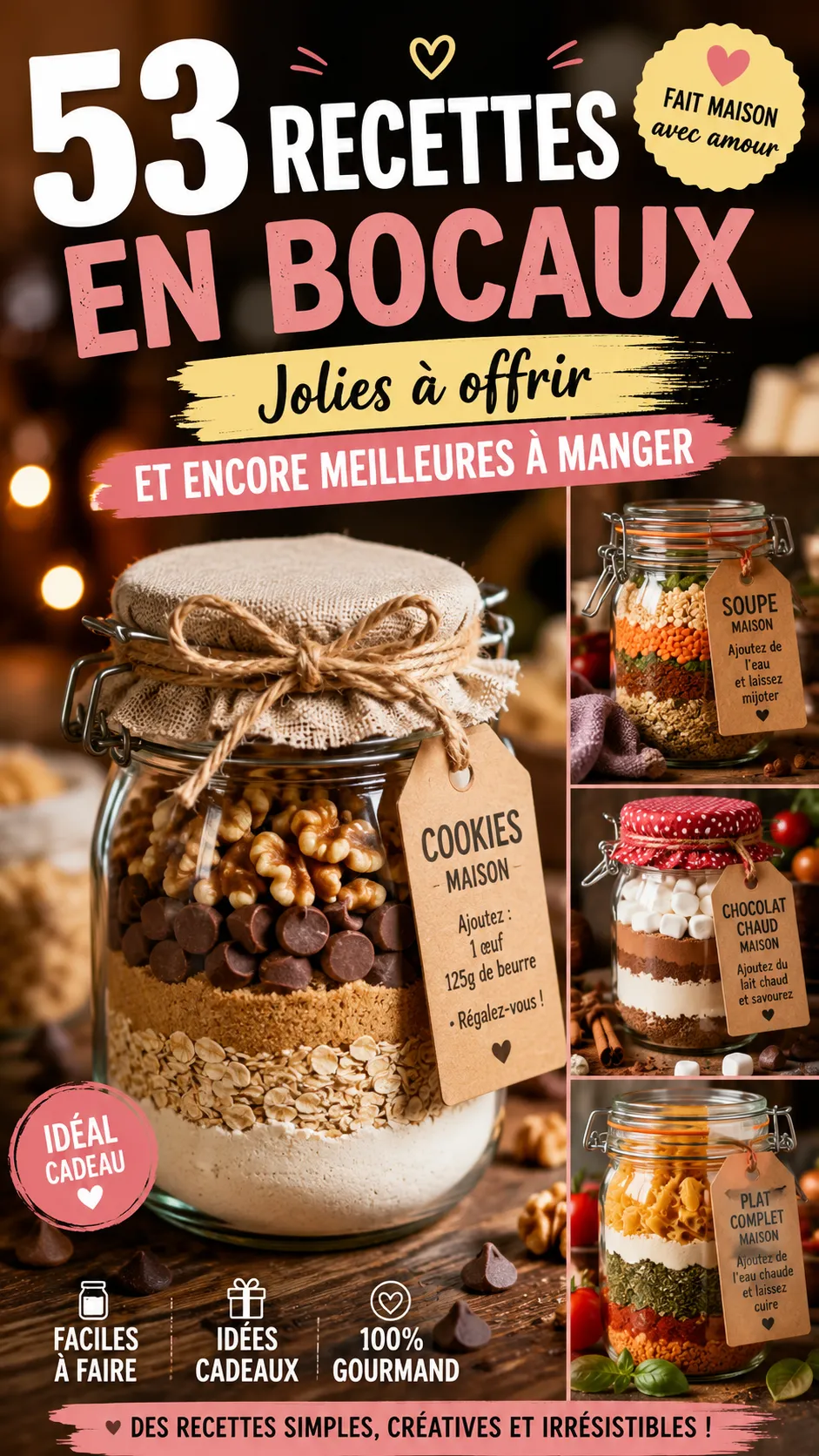 53 Recettes En Bocaux Jolies À Offrir Et Encore Meilleures À Manger