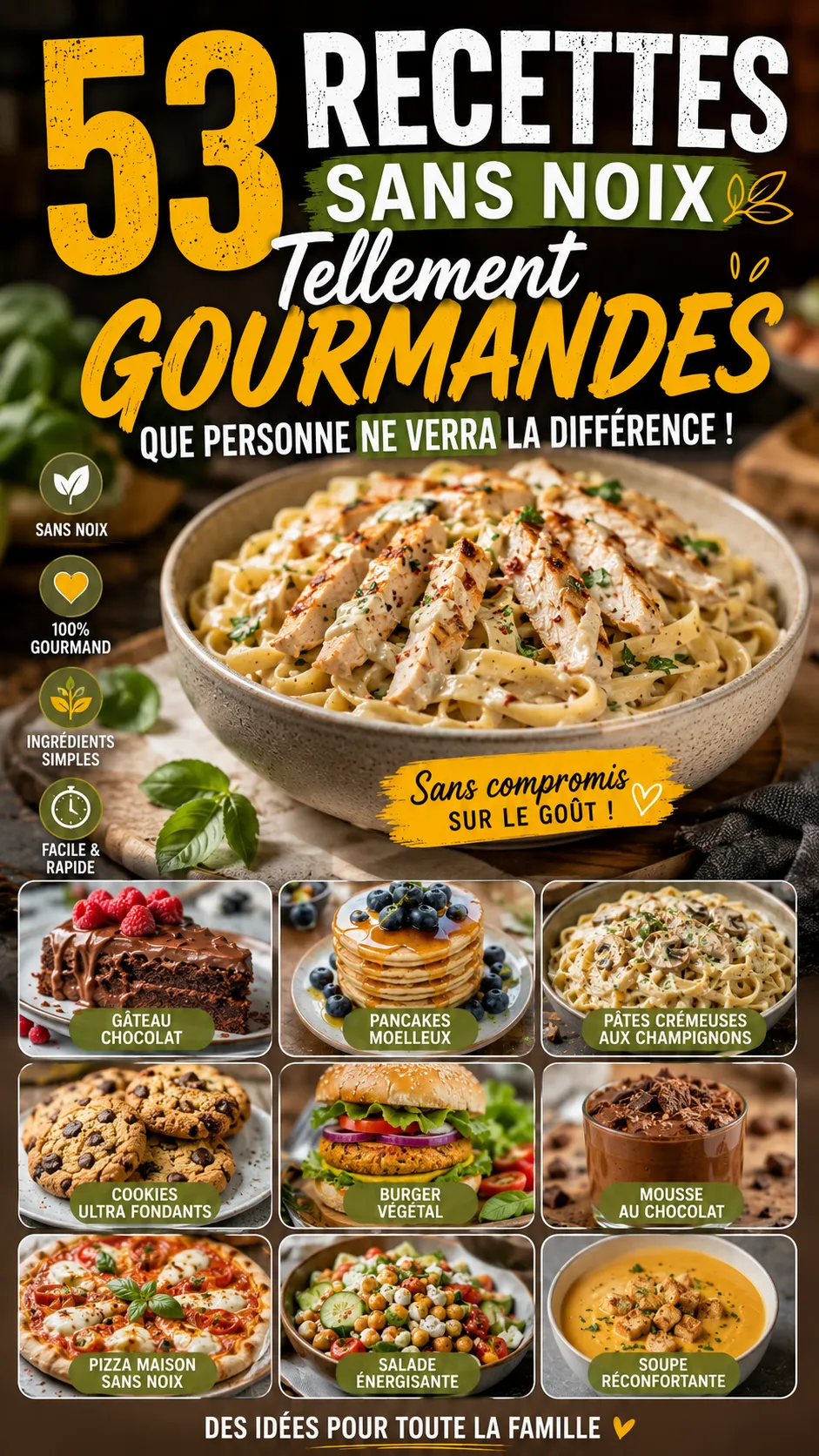53 Recettes Sans Noix Tellement Gourmandes Que Personne Ne Verra La Différence