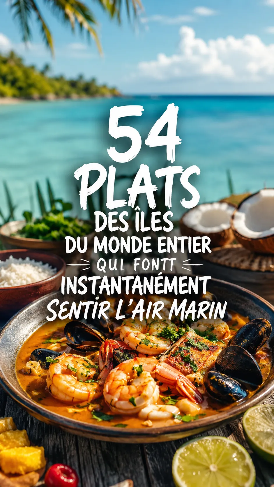54 Plats Des Îles Du Monde Entier Qui Font Instantanément Sentir L'air Marin