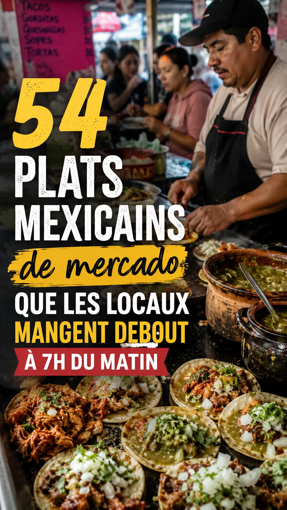 54 Plats Mexicains De Mercado Que Les Locaux Mangent Debout À 7h Du Matin