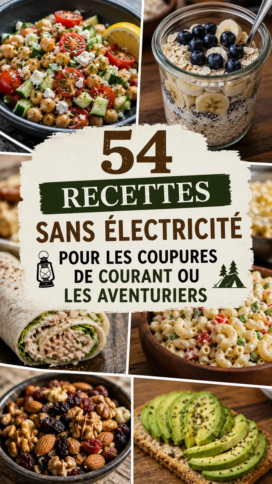 54 Recettes Sans Électricité Pour Les Coupures De Courant Ou Les Aventuriers