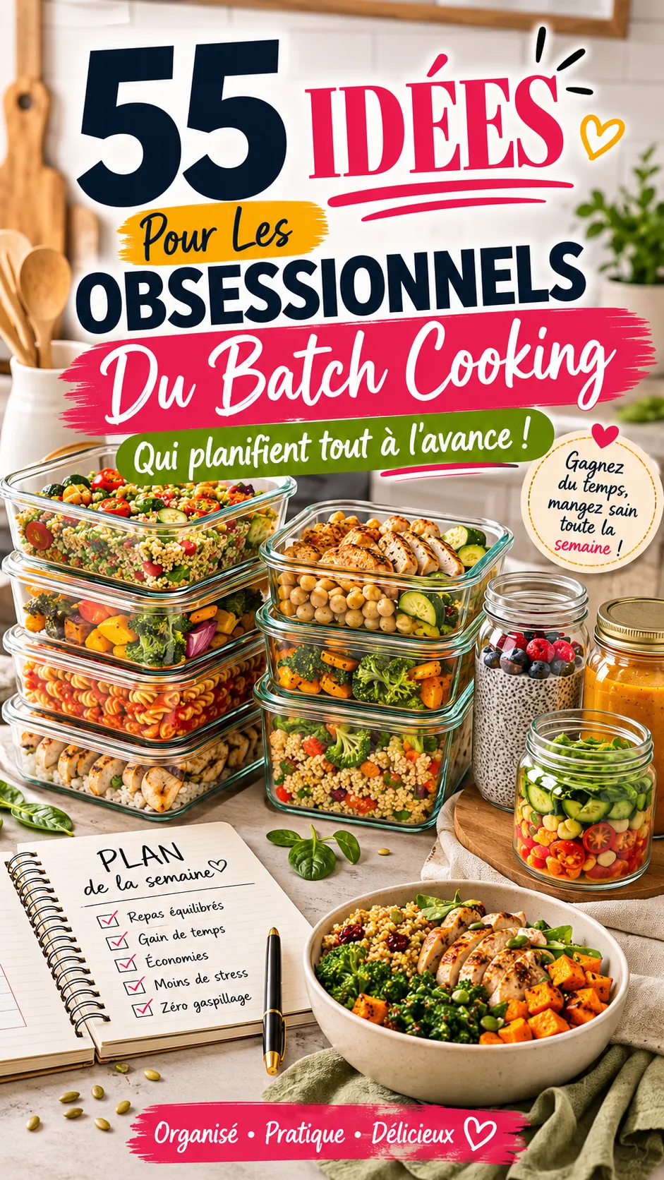 55 Idées Pour Les Obsessionnels Du Batch Cooking Qui Planifient Tout À L'avance