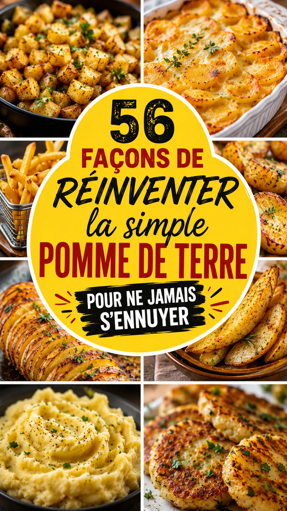 56 Façons De Réinventer La Simple Pomme De Terre Pour Ne Jamais S'ennuyer