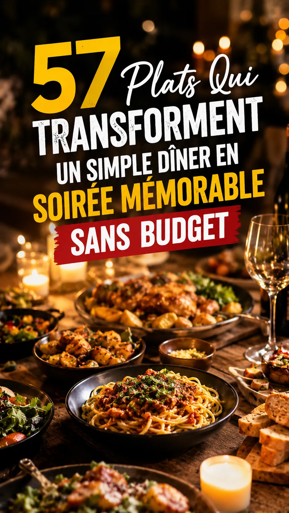 57 Plats Qui Transforment Un Simple Dîner En Soirée Mémorable Sans Budget