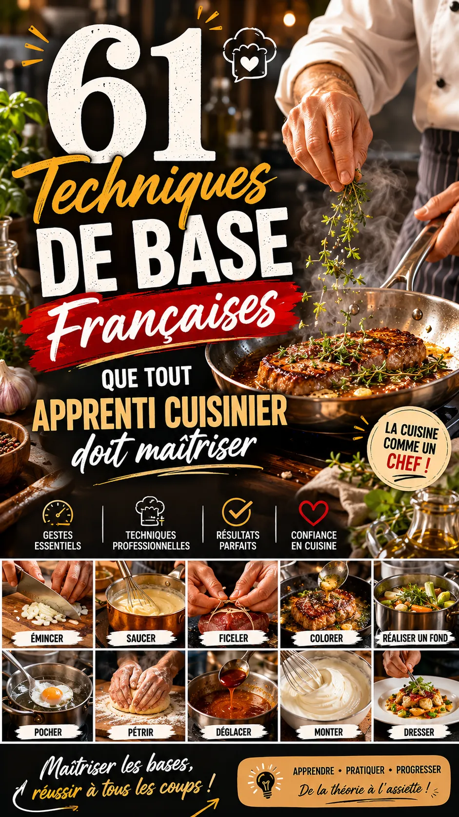 61 Techniques De Base Françaises Que Tout Apprenti Cuisinier Doit Maîtriser