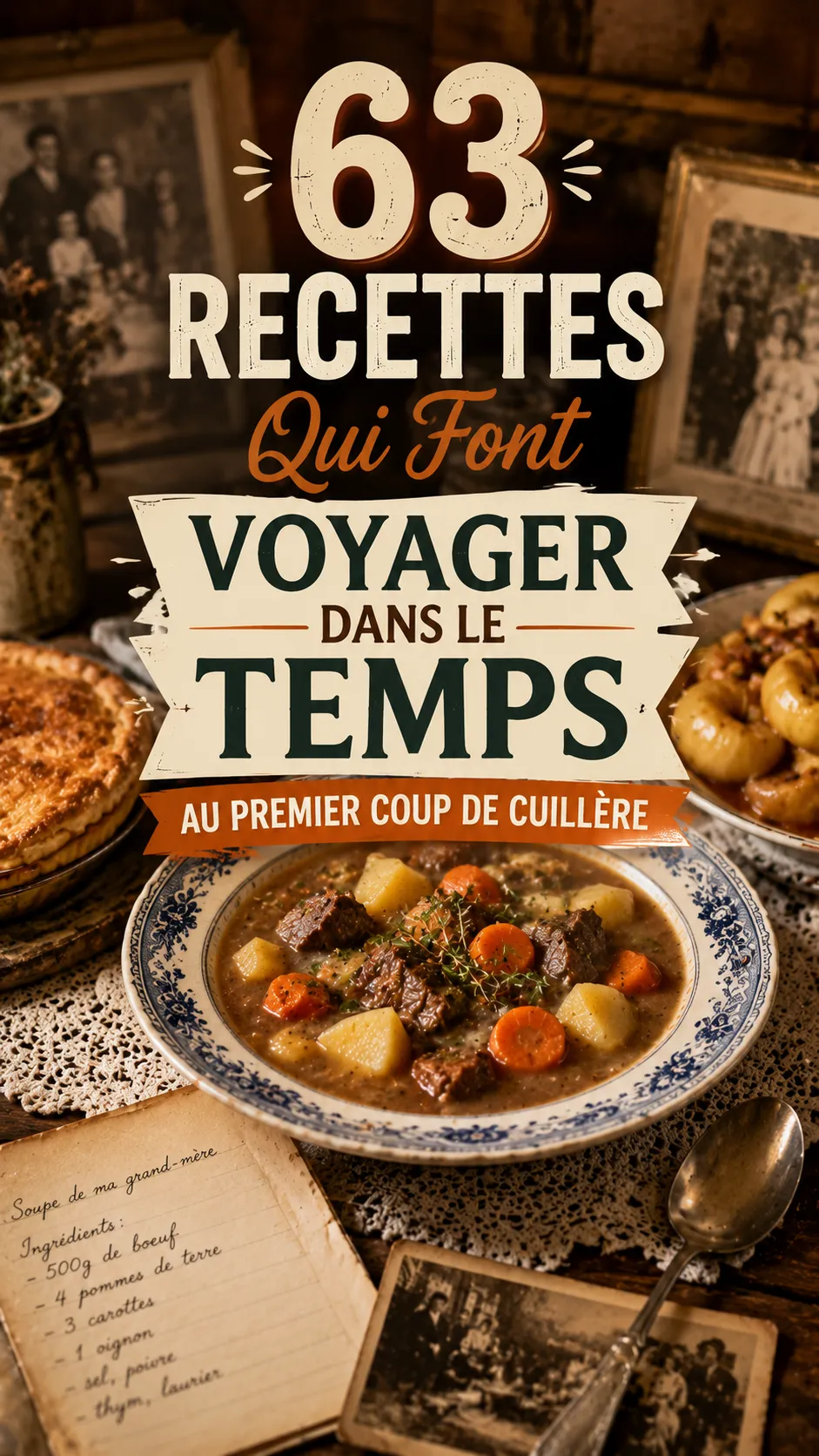 63 Recettes Qui Font Voyager Dans Le Temps À La Première Cuillère (souvenirs & madeleines)