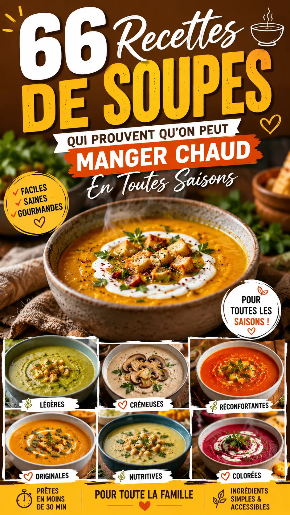 66 Recettes De Soupes Qui Prouvent Qu'on Peut Manger Chaud En Toutes Saisons