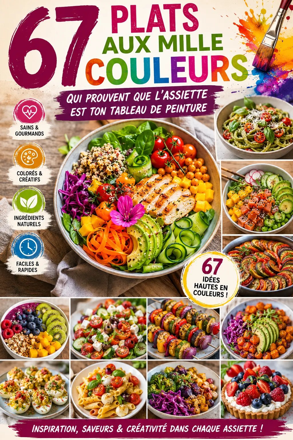 67 Plats Aux Mille Couleurs Qui Prouvent Que L'assiette Est Ton Tableau De Peinture