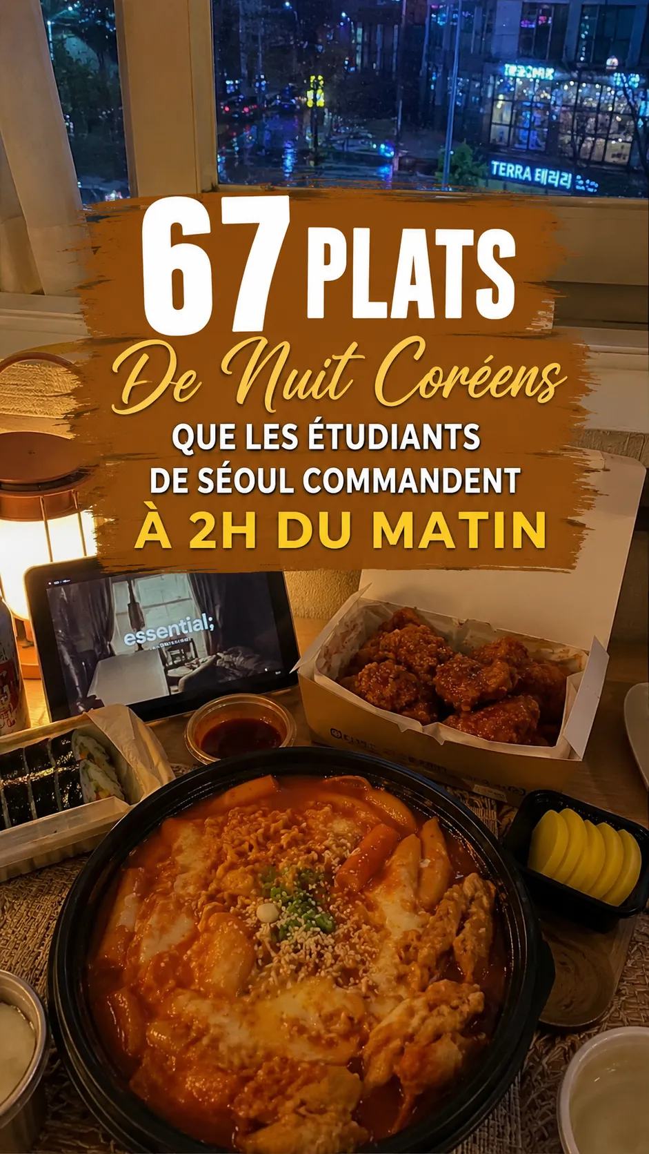 67 Plats De Nuit Coréens — Que mangent les étudiants de Séoul à 2h du matin ? (guide street food)