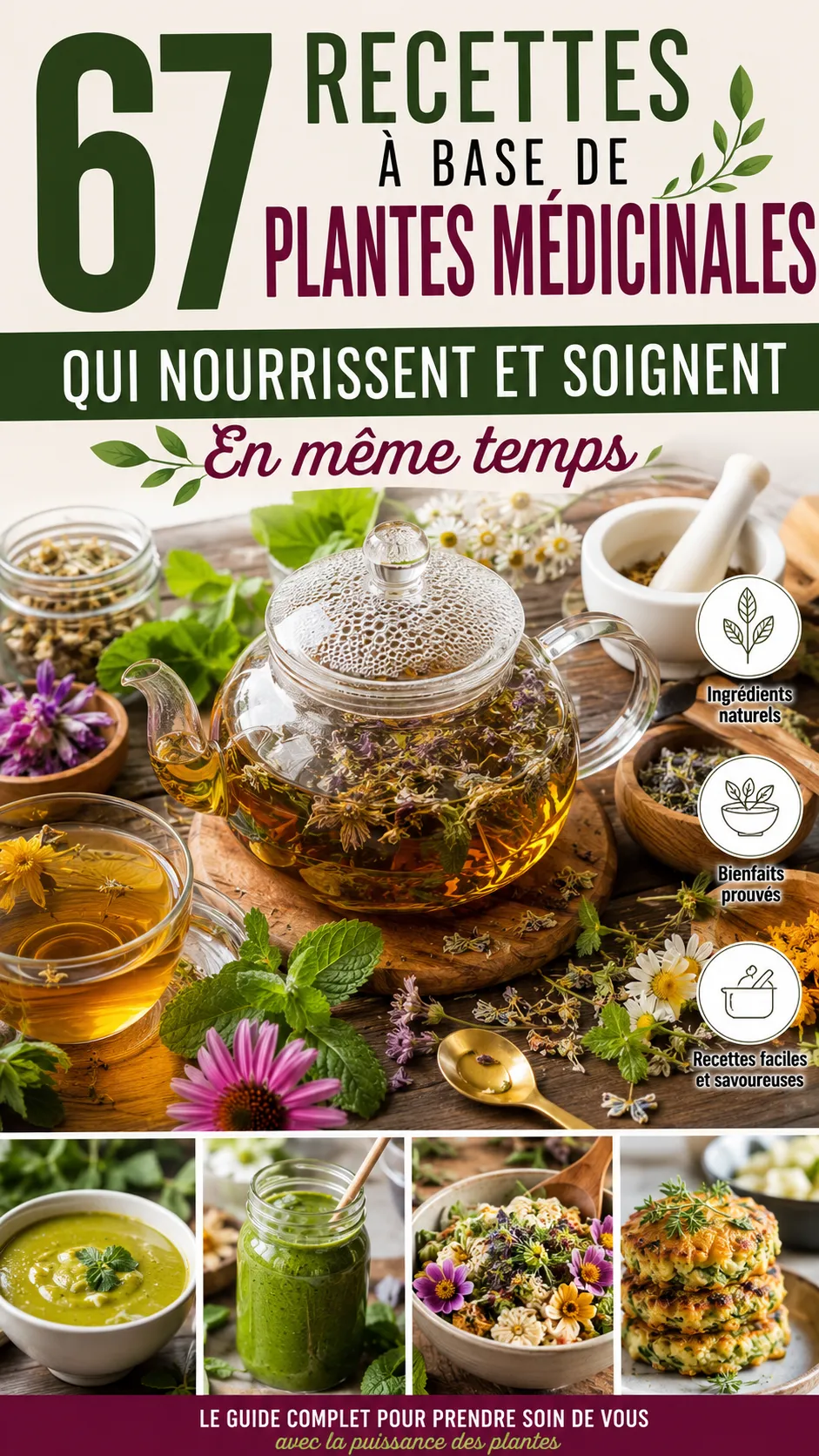 67 Recettes À Base De Plantes Médicinales Qui Nourrissent Et Soignent En Même Temps