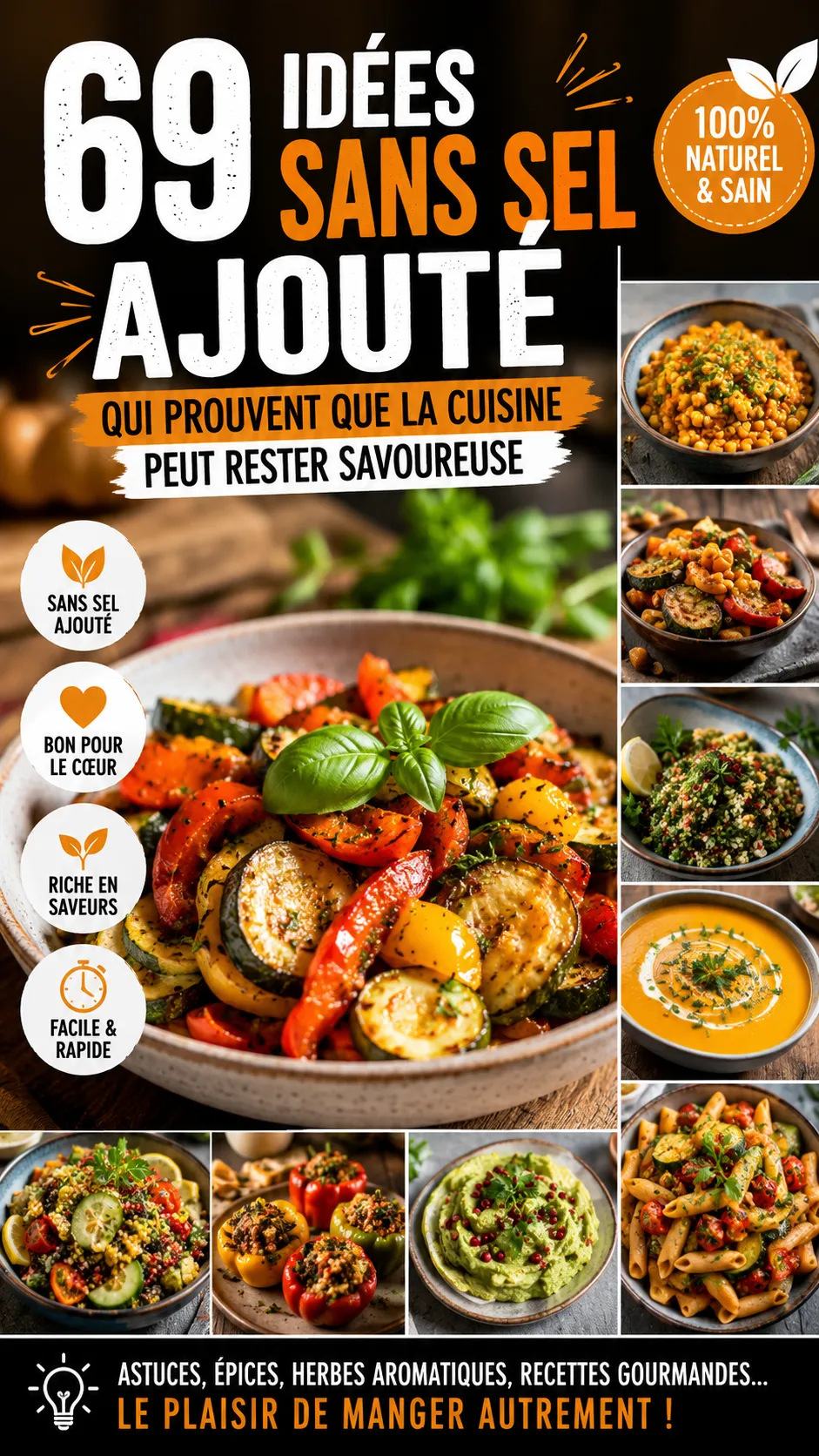 69 Idées Sans Sel Ajouté Qui Prouvent Que La Cuisine Peut Rester Savoureuse