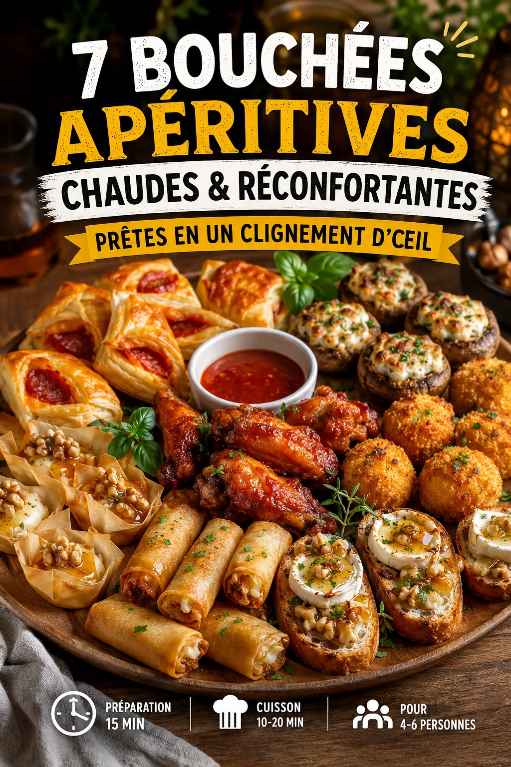 7 Bouchées Apéritives Chaudes Et Réconfortantes Prêtes En Un Clignement D'Œil