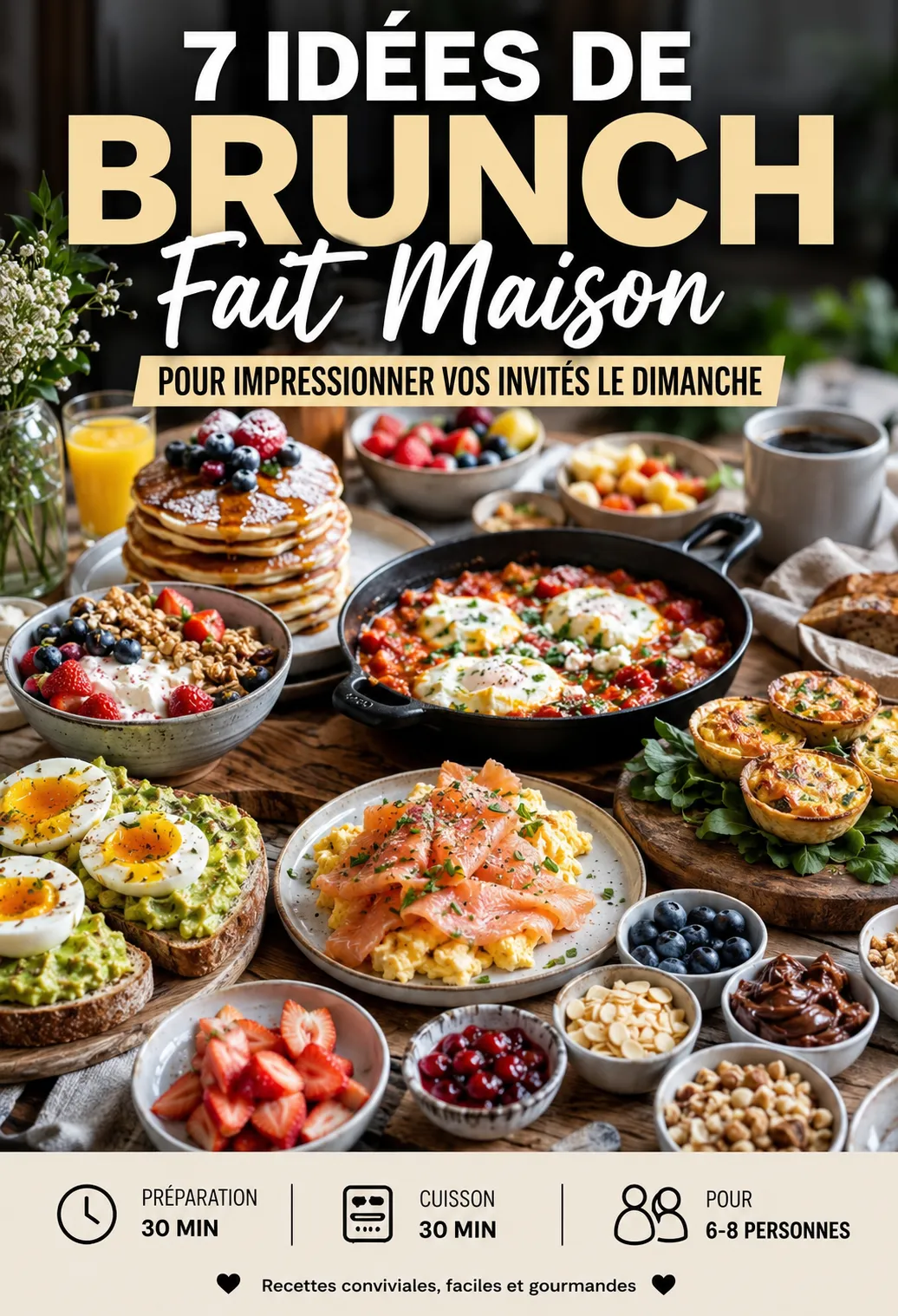 7 Idées De Brunch Fait Maison Pour Impressionner Vos Invités Le Dimanche