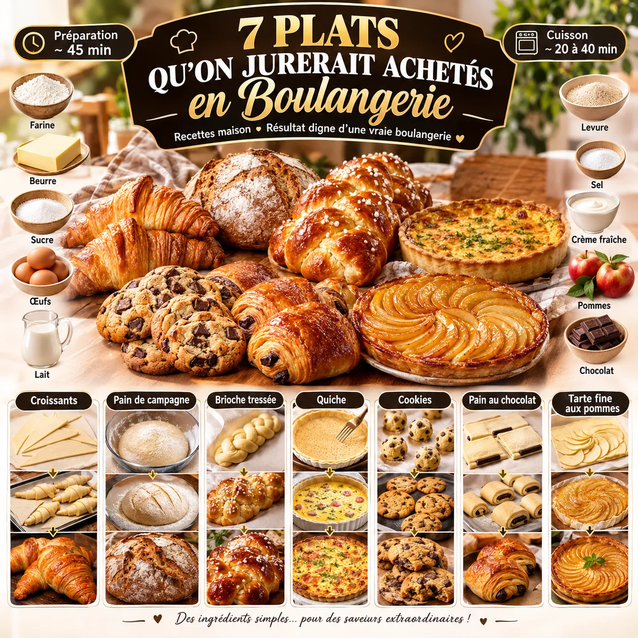 7 plats qu'on jurerait achetés en boulangerie