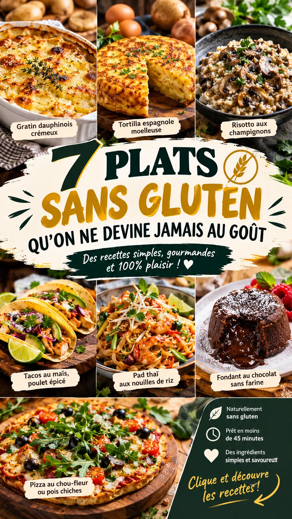7 plats sans gluten qu'on ne devine jamais au goût