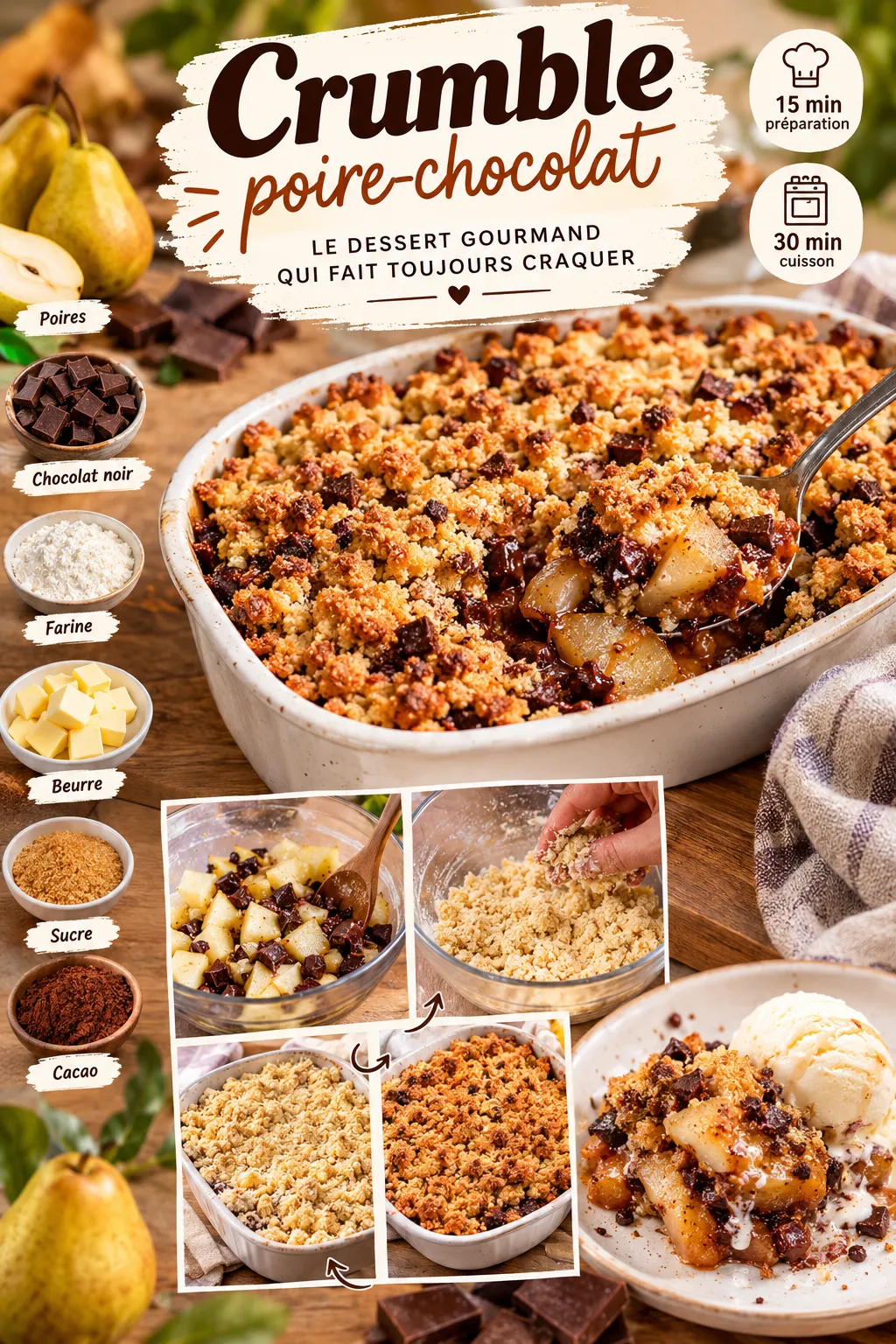 7 recettes de crumbles sucrés et salés à tester sans attendre