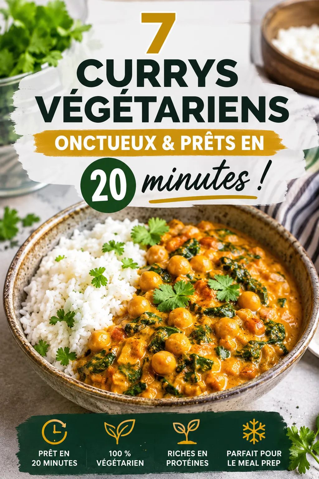 7 Recettes De Currys Végétariens Onctueux Et Prêts En 20 Minutes