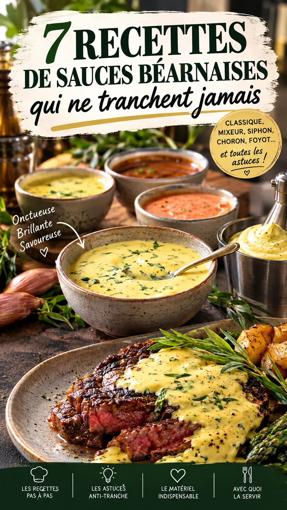 7 recettes de sauces béarnaises qui ne tranchent jamais