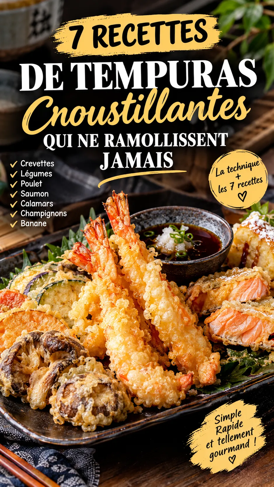 7 recettes de tempuras croustillantes qui ne ramollissent jamais