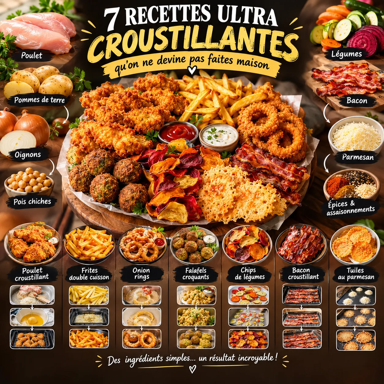 7 recettes ultra croustillantes qu'on ne devine pas faites maison