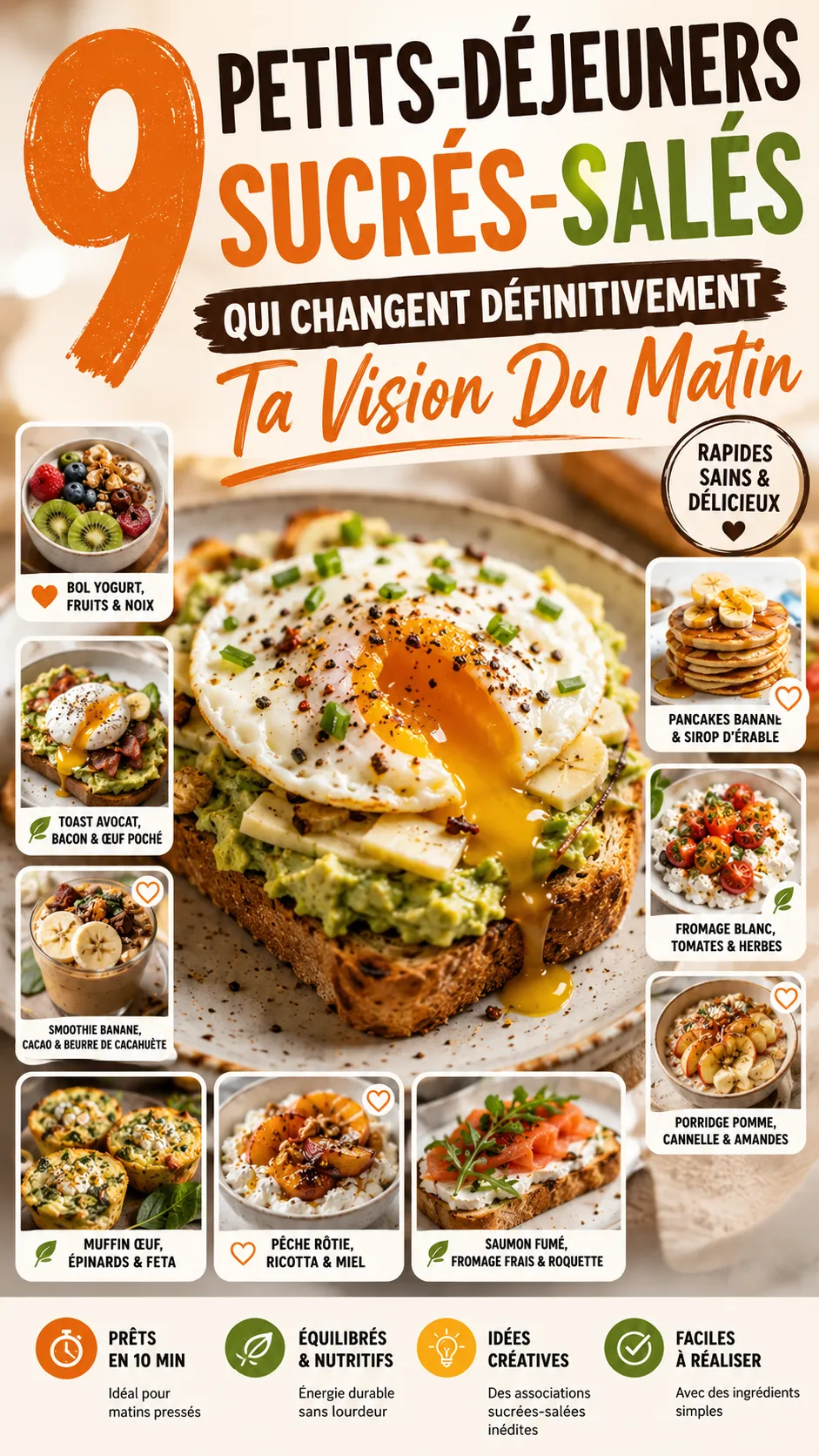 9 Petits-Déjeuners Sucrés-Salés Qui Changent Définitivement Ta Vision Du Matin