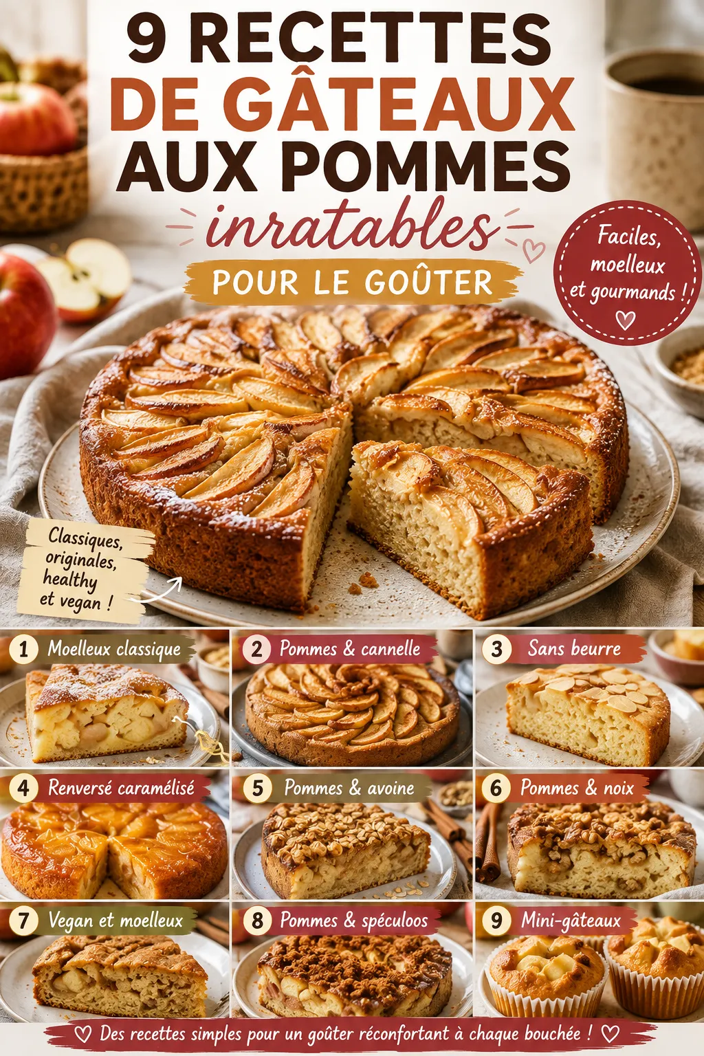 9 Recettes De Gâteaux Aux Pommes Inratables Pour Le Goûter