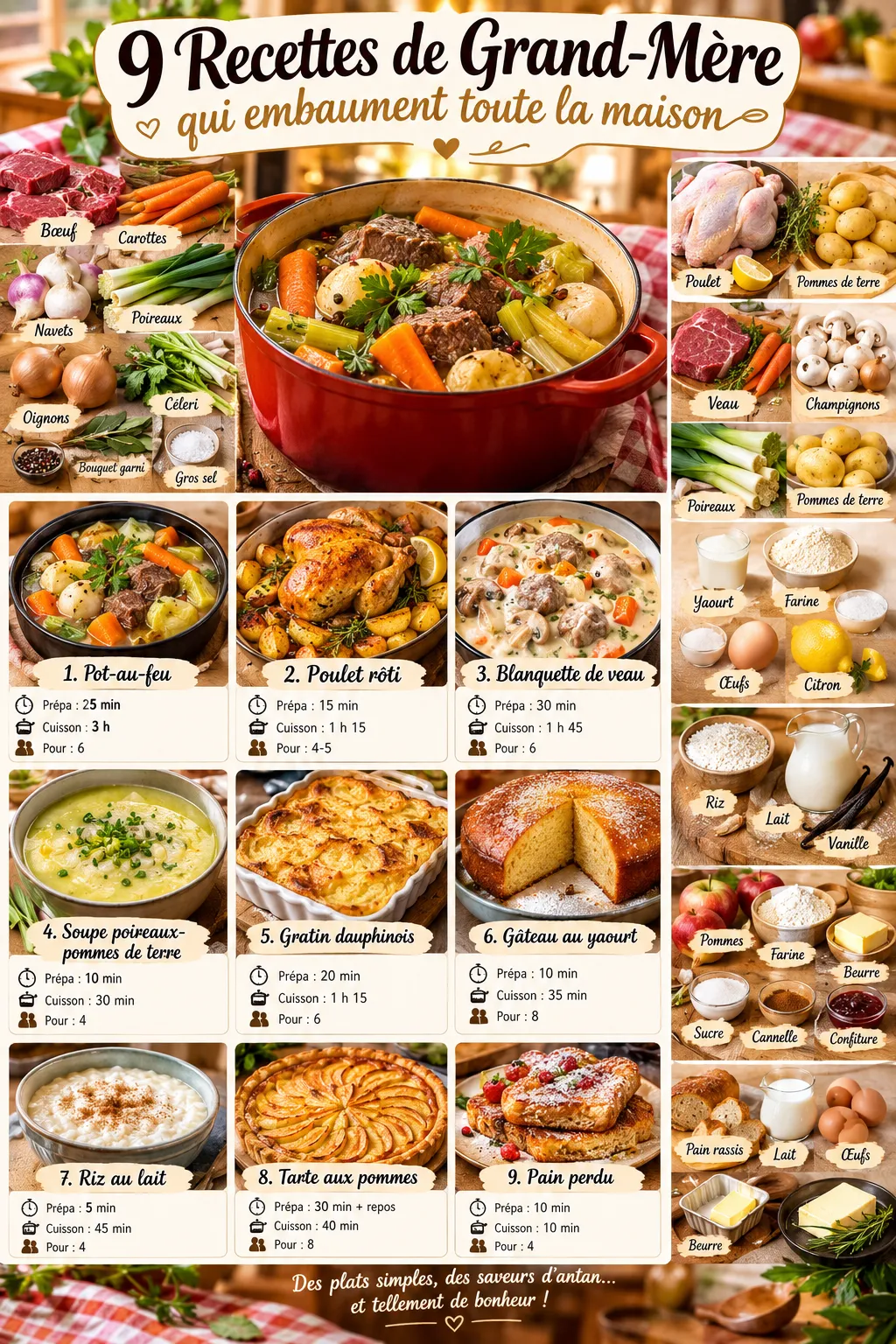 9 recettes de grand-mère qui embaument toute la maison