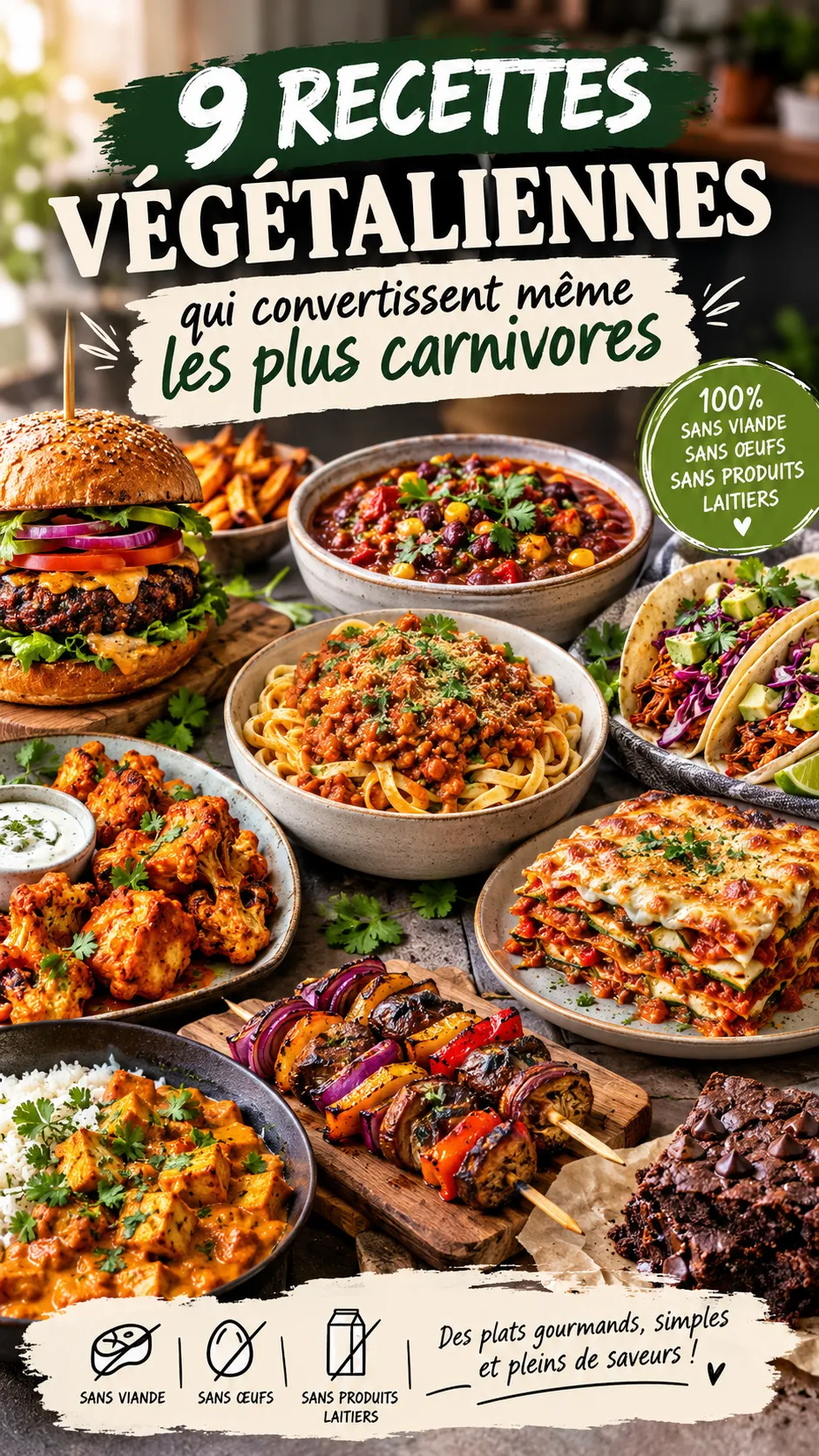 9 recettes végétaliennes qui convertissent même les plus carnivores