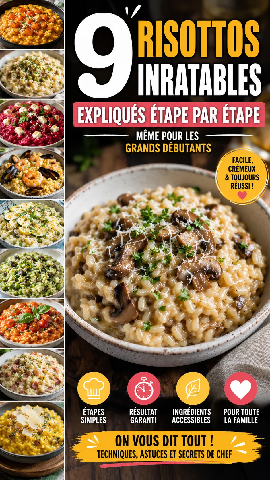 9 Risottos Inratables Expliqués Étape Par Étape Même Pour Les Grands Débutants